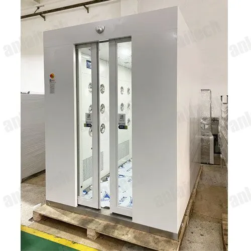 Air Shower with Sliding Door